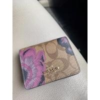 ราคา พร้อมส่ง ‼️Coach MINI WALLET IN SIGNATURE CANVAS WITH KAFFE FASSETT PRINT (COACH 6262) (3280611644)