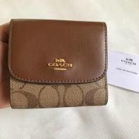 ราคา Coachแท้ coach wallet กระเป๋าสตางค์ใบสั้น3พับ (1219956960)