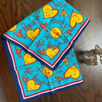 ราคา USED Vivienne Westwood handkerchief ผ้าเช็ดหน้า ผ้าโพกหัว ผ้าคาดผม (19392832891)