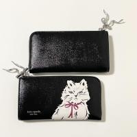ราคา ✨(สด-ผ่อน)​กระเป๋าสตางค์ SPADE Whiskers Leather Continental Zip Around Wallet งานshop รหัส : KI714 (44153517928)
