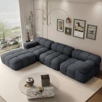 ราคา Modular Compression Sectional โซฟา, lshaped Cloud โซฟาเข้ามุม, 4 ที่นั่ง Boucle โซฟาขนาดใหญ่พร้อม (49850653168)