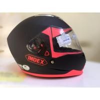 ราคา หมวกกันน็อค Index Legenda แว่น2ชั้น สีดำด้าน-ส้ม Size L (1890908504)