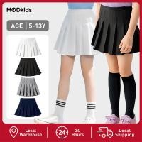 ราคา [BKK Warehouse] กระโปรงนักเรียนจีบพลีท สีสันน่ารัก 4 สี สำหรับเด็กหญิงอายุ 4-13 ปี ส่งเร็วในประเทศ (43858155086)