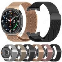 ราคา สแตนเลสสายโลหะสร้อยข้อมืออุปกรณ์เสริมสําหรับ Galaxy Watch 8 44mm 40mm Classic 46mm Ultra 2025 (43010538062)