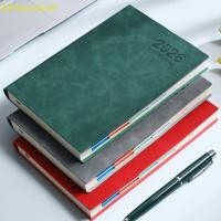 ราคา DANILOWM 2026 365-Day Schedule Notebook,กระดาษหนาปกหนัง PU Agenda Notebook,ปฏิทินJournal with Ribbon Book Wear-resistant A5 Weekly Schedule Gift (42869520857)