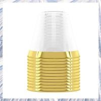 ราคา ถ้วยพลาสติก 9 ออนซ์แข็งทิ้งถ้วยแก้วไวน์พลาสติกปาร์ตี้งานแต่งงานแก้วไวน์ถ้วยพลาสติกโปร่งใส (28241965666)