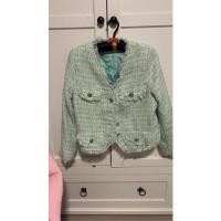 ราคา เสื้อคลุมสีเขียวติดกระดุมแบบChanel (18166702718)