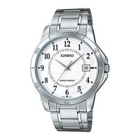 ราคา Casio Standard นาฬิกาข้อมือสุภาพบุรุษ สายแสตนเลส รุ่น MTP-V004D-7BUDF (สีขาว) (11141841539)