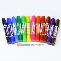 ราคา ปากกาเคมี 2 หัว ตราม้า คละสี (3289684648)