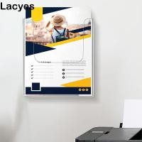 ราคา LACYES ที่เก็บแฟ้มติดผนัง ชั้นวางพลาสติกใส ชั้นเก็บอะคริลิค กล่องเก็บอุปกรณ์ ชั้นเดียว A4/A5 ที่ใส่โฟลเดอร์เอกสารชั้นวางแฟ้มอุปกรณ์สํานักงาน (27441913412)