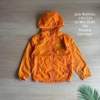 ราคา เสื้อแจ็คเก็ตวิ่ง J4ck WolfskIn สีส้มสําหรับเด็กหญิงและเด็กชาย (41114641273)
