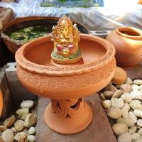 ราคา ได้ 3 ชิ้น อ่างดินเผา 11 นิ้ว+อ่าง 5 นิ้ว+ขาตั้ง 16-18 ซม.วางพญานาค ทำน้ำพุ เลี้ยงปลา ปลูกไม้น้ำ ตกแต่งสวน (44018643018)