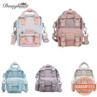 ราคา SC1 Doughnut Macaroon Mini Sling Bag แฟชั่นน่ารักกันน้ํา Tiny Classic กระเป๋าสะพายสาวผ้า Oxford สีรุ้งพร้อมหัวเข็มขัดช้อปปิ้ง (43375940441)