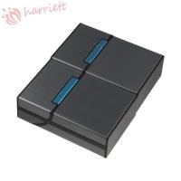 ราคา ฮาร์ริเน็ตต์ กล่องนามบัตร,ปุ่มแม่เหล็กอลูมิเนียมอัลลอยด์ชื่อผู้ถือบัตร,ง่ายต่อการพกพาเคสแข็งออกแบบหรูหรากล่องโลหะกรณีบัตรประจําตัวผู้ชายของขวั (55200913351)