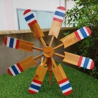 ราคา กังหันลมไม้สัก มาใหม่ 8 ใบพัด 50 cm. พร้อมส่ง เสริมรวย กังหันธรรมชาติกังหันลม สั่งเลยมีเยอะ (4459170216)