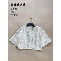 ราคา asava เสื้อ ซิปหลัง ไม่มีตำหนิ 90%ค่ะ (27307014454)