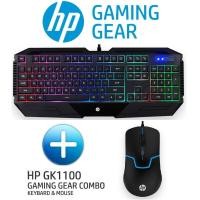 ราคา HP GK1100 คีย์บอร์ด Gaming Gear Combo Keyboard + Mouse 6 Color LED Back Light. (5586941327)