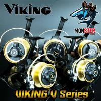ราคา รอกตกปลา รอกสปินนิ่ง VIKING V SERIES BLACK GOLD ( แถมฟรี จาระบี VIKING REEL LUBE) (7455058375)