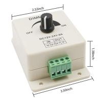 ราคา DIMMER ดิมเมอร์ ( DC12-24VDC ) 8A (28437049190)