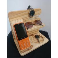 ราคา ที่วางโทรศัพท์อเนกประสงค์ เป็นงานคราฟ ทำจากไม้สนนอกนำเข้า (25313693504)