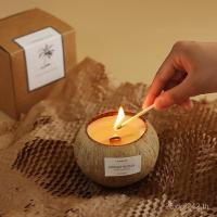 ราคา นิชพรีเมี่ยมกล่องของขวัญบรรยากาศชุดเทียนการจัดส่งสินค้าของที่ระลึกกลิ่นหอมกะลามะพร้าวธูปสดห้องนอนสายลมทะเล คิววูบ (24147521754)