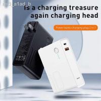 ราคา ❅✁▨Baseus 10000 mAh 2 in 1 พาวเวอร์แบงค์ + หัวชาร์จเร็ว QC3.0 PD3.0 Power Bank QuickCharge aukey anker zmi (10317435815)