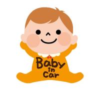 ราคา BOA507 สติกเกอร์ติดรถ Baby in car สติ๊กเกอร์ติดรถสวยๆ Sticker (3900425951)