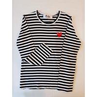 ราคา Comme des garcons PLAY แขนยาว สีดำ size S ของแท้ สภาพ Like new (11655399836)