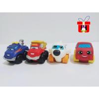 ราคา รถยางของเล่น 4 คัน ขนาดเล็ก รถไถเด็กเล่น เสริมจินตนาการ ของเล่น มือสอง (24239982579)