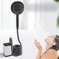 ราคา อุปกรณ์อาบน้ำกลางแจ้งหอพักในชนบทบ้านเช่าฝักบัวอาบน้ำแบบ self-priming ชาร์จมือถือฝักบัวอาบน้ำแบบพกพา (28516482945)