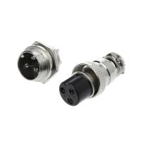 ราคา ปลั๊กเหล็ก GX16 - 3 PIN Male & Female - Connectors Socket Aviation Plug (4943308040)