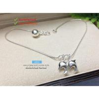 ราคา IT'S ME สร้อยข้อเท้าเงินแท้92.5% ลายแบน ร้อยปลาโลมา 2 ตัว (ห้อยกระดิ่ง 1 ลูก)(เนื้อเงินแท้) : L0055 (22674320202)