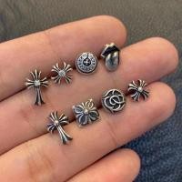 ราคา 2025_Chrome*Hearts Cross ต่างหู Punk ต่างหู (40658989116)