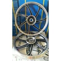 ราคา ล้อแม็คwave100ดรั้มเบรคคู่(ดรั้มหน้าดรั้มหลัง)สีดำปัดเงา (4411471903)