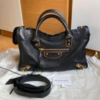 ราคา Like new Balenciaga city metallic edge (4416683015)