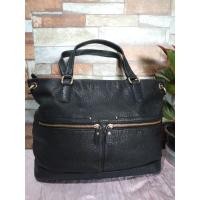 ราคา ANNE KLEIN แท้ หนังเท้ทรงทำงานสีดำ (5255478637)