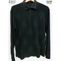 ราคา DAKS LONDON แท้ เสื้อยืดโปโลแขนยาวสปอต (1091297830)