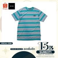 ราคา [เหลือ671ใส่โค้ดSURE371] Sure thing เสื้อยืด คอกลม SUMMER Strip (4682506996)