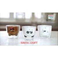 ราคา แก้วหมี จอมป่วน เซต 3 ใบ แก้ว 2 ชั้น พรีเมี่ยมโลตัส (5261561074)