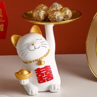 ราคา [Kloware] ถาดเก็บกุญแจ รูปปั้นแมว สไตล์โมเดิร์น สําหรับตกแต่งห้องนอน สํานักงาน (20333644075)