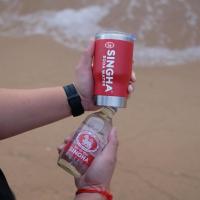 ราคา แก้วเก็บความเย็นสิงห์ Singha Soda Water สแตนเลส พร้อมที่เปิดขวด (เฉพาะแก้ว ไม่รวมโซดา) (27688445240)