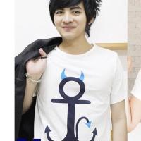 ราคา เสื้อคอกลมสีขาวลายสมอเดวิล ยี่ห้อ Senyes (ชาย M) (13288439937)