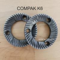 ราคา Compak K6 ชุดฟันบด / เฟืองบดกาแฟ สำหรับเครื่องบดกาแฟยี่ห้อ Compak K6 และ Wega K6 / ขนาด 63.5 mm นำเข้าจากสเปน (5753985779)