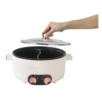 ราคา ( CP-B16 )หม้อไฟฟ้า เคลือบเทฟล่อน ใช้งานได้ 2 ฝั่ง หม้อชาบู 2 ช่อง สามรถแยกน้ำซุปได้ สินค้าพร้อมส่ง (25017769076)