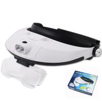ราคา "ราคาพิเศษ!!"หมวกแว่นขยายสวมหัว พร้อมไฟ LED 2 LED Headband Illuminating Magnifier รุ่น MG81001-G (147415372)