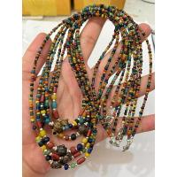 ราคา ลูกปัดทราวดี สร้อยลูกปัดโบราณ ลมเล็ก 4-3 มิล เก่าๆ ทุกเม็ด (25922288250)