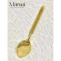 ราคา ช้อนกาแฟทองเหลืองปั๊มลาย (แบบบาง) (43873371496)