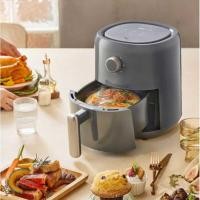 ราคา Bear Air Fryer เตาอบไฟฟ้าแบบบูรณาการมัลติฟังก์ชั่นในครัวเรือน 3L Memory Power-off Fryer No-flip Air Fryer (43921200891)