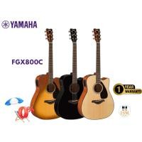ราคา Yamaha FGX800C กีต้ารืโปร่งไฟฟ้า 41" Acoustic Electric Guitar 41" ประกันศูนย์ 1 ปี (43718659354)