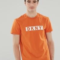 ราคา ปกติ hot เสื้อยืดโอเวอร์ไซส์Dkny เสื้อยืดคอกลมแขนสั้นผ้าฝ้ายพิมพ์ลายโลโก้เรียบง่ายสําหรับผู้ชายS-4XL (26767048305)